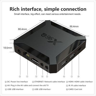 Dostosowany 4k IPTV Smart Box Allwinner H313 Android 10 TV Box