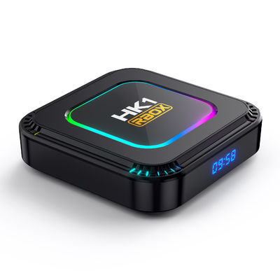 8K WiFi DIY IPTV Box Android 13.0 TV Box z kolorowymi światłami LED
