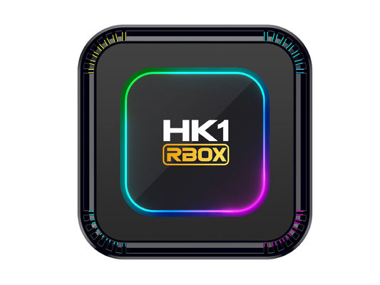 8K WiFi DIY IPTV Box Android 13.0 TV Box z kolorowymi światłami LED