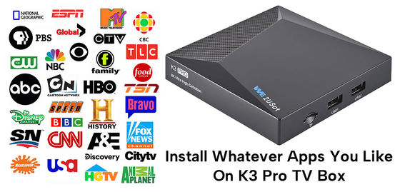 WE2U Sat K3 Pro IPTV Box Android Enjoy Sports OEM Bez opłaty miesięcznej